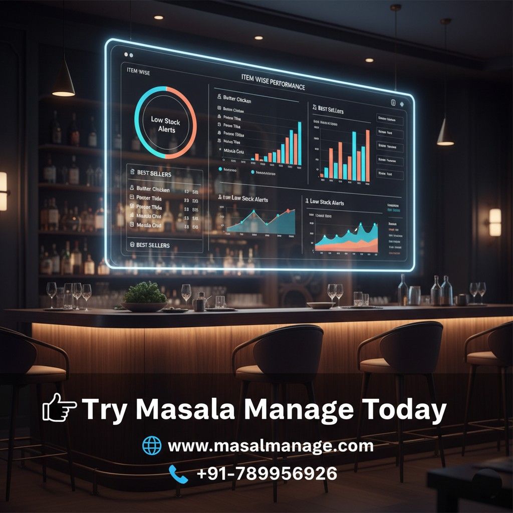 Restaurant sales reports software - daily sales, profit, GST reports, item performance